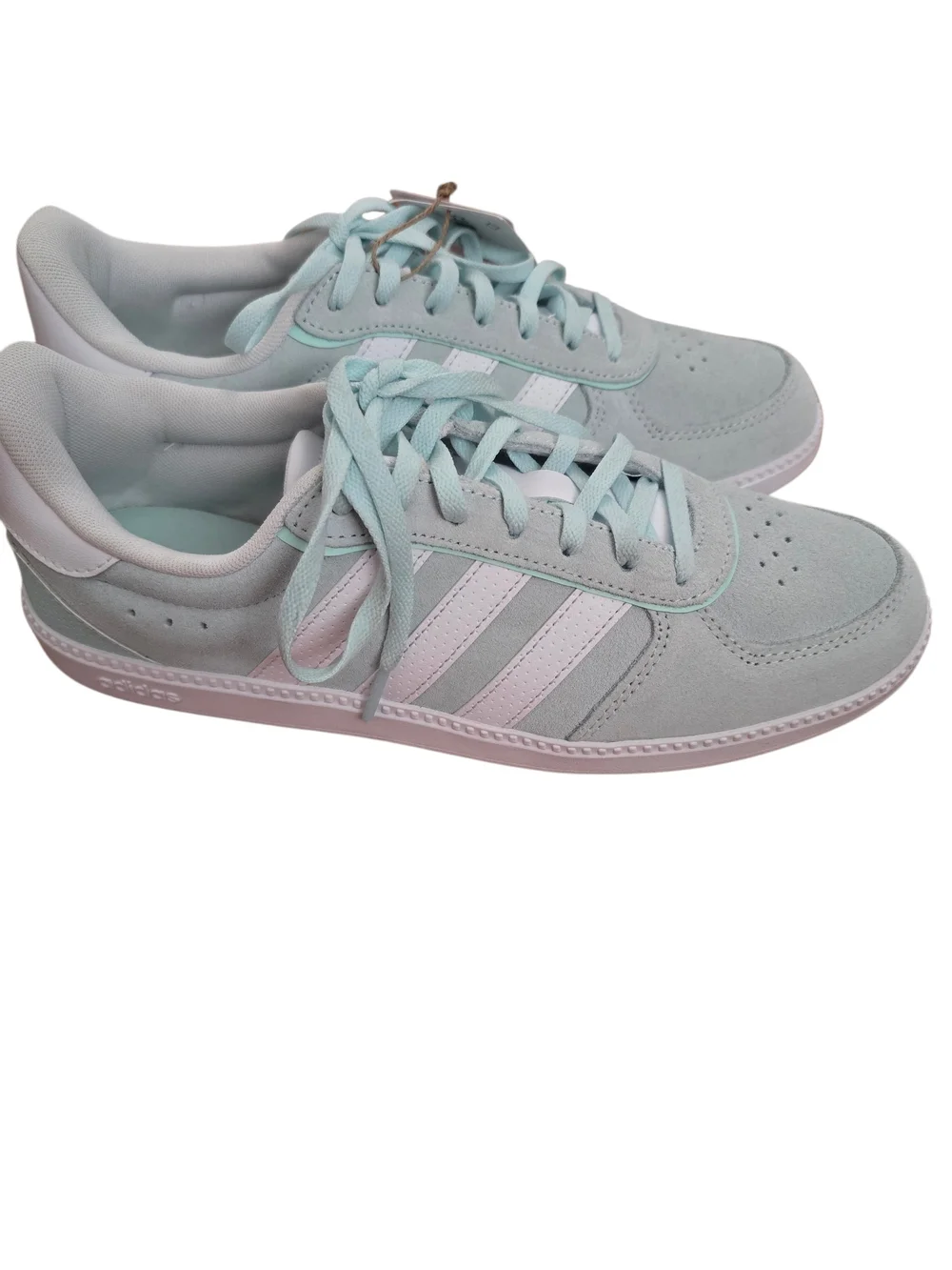 adidas Low-Top Sneakers in Mint and White